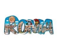 Rome Italy 3D Fridge Magnet Travel Souvenir Gift Collection, Home Kitchen Decoration Magnetic Sticker Roma Refrigerator Magnet