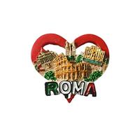 Rome Italy 3D Landmark Fridge Magnet Souvenir Gift,Resin Handmade Rome Refrigerator Magnet Home & Kitchen Decoration Collection