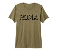 Rome Italy Block Letter - Roma Italia Premium T-Shirt