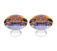 Rome Italy Cabinet Knobs Stainless Steel Round Drawer Pulls for Wardrob Doorknob