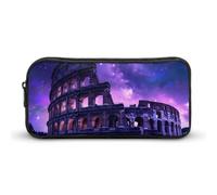Rome Italy Famous Ancient Landmark Pencil Case Large Capacity Pen Pouch Bag Stationery Organizer Makeup Bag
