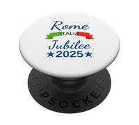Rome Italy Flag Italia Souvenir Rome 2025 Jubilee Pilgrimage PopSockets Adhesive PopGrip