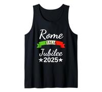 Rome Italy Flag Italia Souvenir Rome 2025 Jubilee Pilgrimage Tank Top