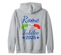 Rome Italy Flag Italia Souvenir Rome 2025 Jubilee Pilgrimage Zip Hoodie