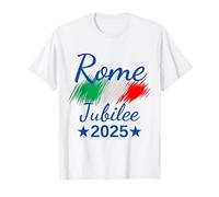 Rome Italy Flag Italia Souvenir Rome 2025 Jubilee Pilgrims T-Shirt