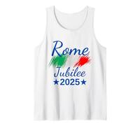 Rome Italy Flag Italia Souvenir Rome 2025 Jubilee Pilgrims Tank Top