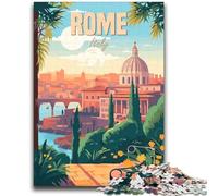 Rome Italy Puzzles 1000 Pieces for Adults, Help The Brain Exercise Addictive Toys to Cultivate Patience Unique Challenge Game 2000pcs (70x100cm)