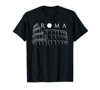Rome Italy Souvenir - Minimalist Colosseum Design T-Shirt