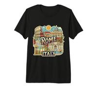 Rome Italy Travel Souvenir City Gift Premium T-Shirt