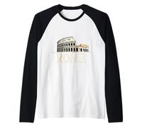 Rome Italy Travel Souvenir Gift Raglan Baseball Tee