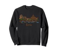 Rome Italy Travel Souvenir Panorama City Landmark Gift Sweatshirt