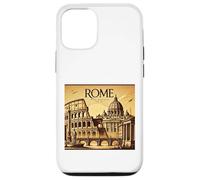 Rome Italy - Vintage Travel Poster Style Case for iPhone 12/12 Pro