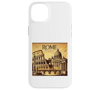 Rome Italy - Vintage Travel Poster Style Case for iPhone 14 Plus