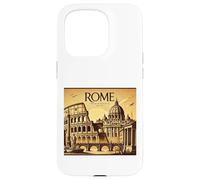 Rome Italy - Vintage Travel Poster Style Case for iPhone 15 Pro