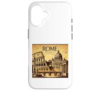 Rome Italy - Vintage Travel Poster Style Case for iPhone 16