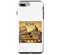 Rome Italy - Vintage Travel Poster Style Case for iPhone 7 Plus/8 Plus