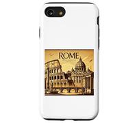 Rome Italy - Vintage Travel Poster Style Case for iPhone SE (2020) / 7 / 8