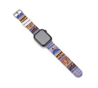 Rome Italy Watch Bands Replacement Silicone Straps Sport Wristbands Compatible for Apple Watch 38mm/40mm