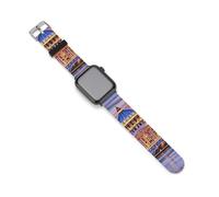 Rome Italy Watch Bands Replacement Silicone Straps Sport Wristbands Compatible for Apple Watch 42mm/44mm