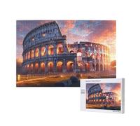 Rome Jigsaw Puzzles for Adults 1500, Colosseum Puzzles for Adults Wooden, Funny/Difficult/Impossible/Challenging Decompression Games, As a Birthday and Holiday Decor Gift for Women and Men M-19