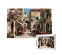 Rome Jigsaw Puzzles for Adults 2000 Street Puzzle, Wooden Puzzles for Adults with Gift Box, Impossible Puzzle, Challenging High Difficulty Family Activity, Gifts for Men Women,99x70 cm, p806t