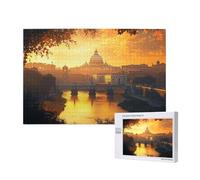 Rome Jigsaw Puzzles for Adults 5000, Landscape Puzzles for Adults Wooden, Funny/Difficult/Impossible/Challenging Decompression Games, As a Birthday and Holiday Decor Gift for Women and Men M-18