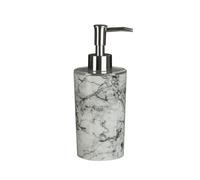 Rome Marble Effect Grey Liquid Soap Moisturiser Dispenser Plastic Tidy Bathroom