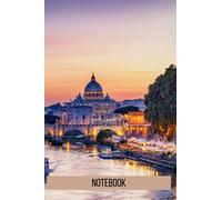 Rome Notebook: blank lined composition journal | Rome notebook | 100 pages