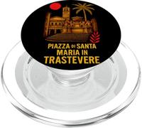 Rome Piazza di Santa Maria in Trastevere Roman Districts PopSockets PopGrip for MagSafe