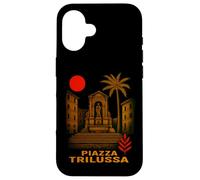Rome Piazza Trilussa Trastevere District Roman Souvenir Case for iPhone 16