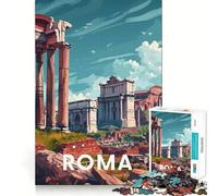 Rome Roman Forum 1000 Pieces Jigsaw Puzzles for Teenagers Mental Toy Stress Relief Premium Cut (38x52cm)