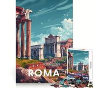 Rome Roman Forum 1000 Pieces Jigsaw Puzzles for Teenagers Mental Toy Stress Relief Premium Cut (38x52cm)