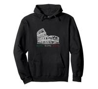 ROME ROME ROME Outline of the Colosseum - Cool Pullover Hoodie