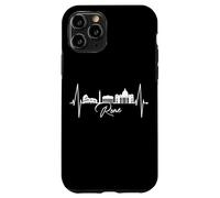 Rome Skyline Heartbeat Colosseum Italy Italia I Love Rome Case for iPhone 11 Pro