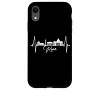 Rome Skyline Heartbeat Colosseum Italy Italia I Love Rome Case for iPhone XR