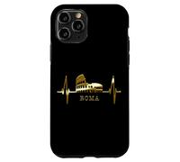 Rome Skyline Heartbeat Colosseum Italy Roma I Love Rome Case for iPhone 11 Pro
