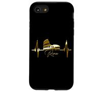 Rome Skyline Heartbeat Colosseum Italy Roma I Love Rome Case for iPhone SE (2020) / 7/8