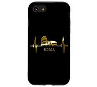 Rome Skyline Heartbeat Colosseum Italy Roma I Love Rome Case for iPhone SE (2020) / 7/8