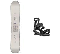 Burton - Snowboard Bindings - Genesis Black for Men in Nylon - Size S Black