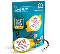 Rome Tech CR2032 CMOS Battery for DELL Latitude D620 D630 D810 D830 E6420 | E6430 E6520 E6530 E6540 Latitude 5480/5490,5470, 7470, 7480/7490, 7280/7290, 7390 - 3V Laptop Backup CR2032 2 Wire Cable