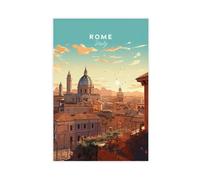 Rome Travel Poster（1） Canvas Poster Bedroom Decor Landscape Office Room Decor Gift 20x30inch(50x75cm)