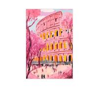 Rome Travel Poster Canvas Poster Bedroom Decor Landscape Office Room Decor Gift 24x36inch(60x90cm)