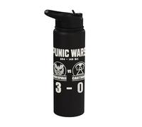 Rome vs Carthage Punic Wars Funny History Stainless Steel Insulated Water Bottle