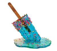 Romeeton Melting Ice Cream Ornaments - Melting Popsicle Sculpture Resin Statue Decoration Candy Craft (Blue)