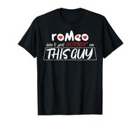 Romeo Can’t Compete Funny Bold Valentine Confidence Style T-Shirt