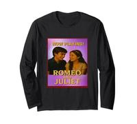 Romeo Juliet Movie Poster Shakespeare Now Playing Tragedy Long Sleeve T-Shirt