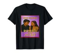 Romeo Juliet Movie Poster Shakespeare Now Playing Tragedy T-Shirt