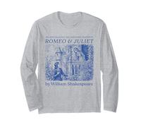 Romeo Juliet Shakespeare Hamlet Book Lover Bookworm Cute Long Sleeve T-Shirt