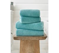 Romeo Luxury Textured Quik Dri 100% Cotton Towels Deyongs Mint Bath Sheet