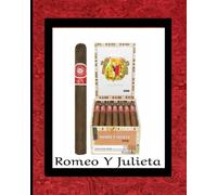Romeo Y Julieta 1903 Vintge Antique Cigar Brand Notebook 8X10 inches 140 Wide Ruled pages